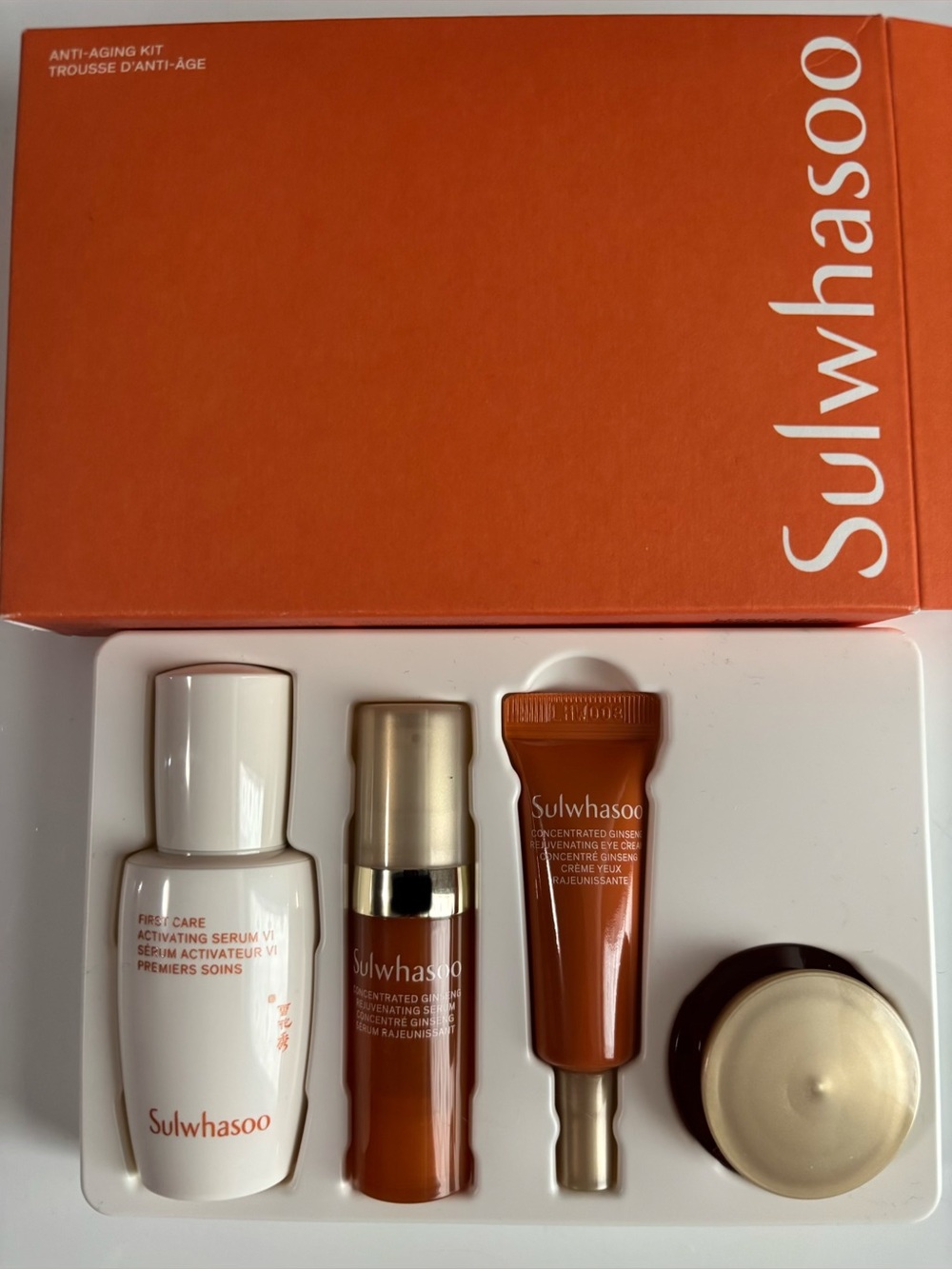 NWT Sulwhasoo 4-Piece Travel size Skincare Kit. Sephora Beauty Insider Gift